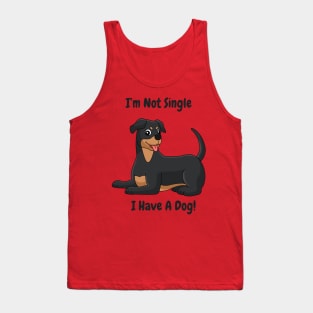 Committed to Canines: Not Single, Just Dog-Exclusive I'm Not Single, I Have a Dog Tank Top